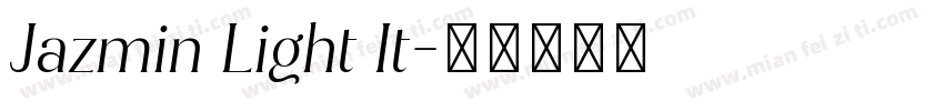 Jazmin Light It字体转换